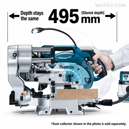 Makita Akku-Zug-Kapp- und Gehrungssäge Doppelgehrung LS610DZ 18V 165mm Blatt