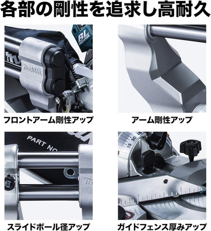 Makita Akku-Zug-Kapp- und Gehrungssäge Doppelgehrung LS610DZ 18V 165mm Blatt